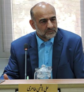 علی هاشمی‌طاهری در صحن شورای کاشان