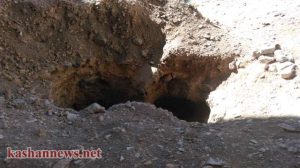 حفاری‌های غیرمجاز در قلعه ترشک کاشان