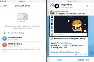 کانال‌های تلگرام صاحب گروه گفت‌وگو می‌شود