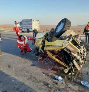 تصادف در جاده کاشان ـ نطنز یک کشته برجا گذاشت