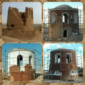 برج عشق‌آباد و برج‌های منفرد نوش‌آباد در حال تعمیر