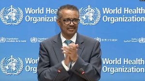 تدروس ادهانوم رئیس سازمان جهانی بهداشت