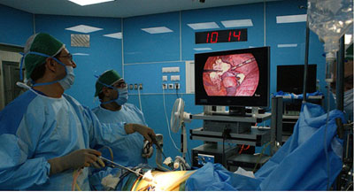 جراحی «هپاتیکوژژونستومی رو.ان.وای» در بیمارستان شهید بهشتی کاشان