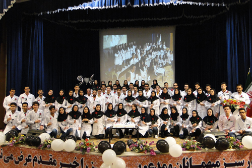 برگزاری جشن روپوش سفید در دانشکده پزشکی دانشگاه علوم پزشکی کاشان