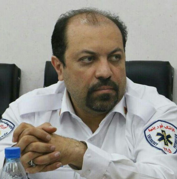 دکتر حسین ریاحی رئیس مرکز مدیریت حوادث و فوریت‌های پزشکی و اورژانس پیش‌بیمارستانی کاشان