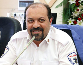 دکتر حسین ریاحی رئیس مرکز مدیریت حوادث و مراقبت‌ها