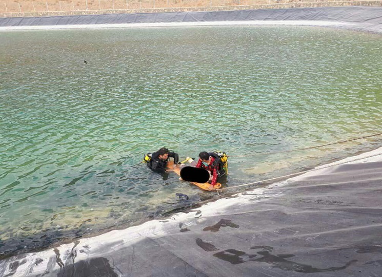 غرق نوجوان در استخر ذخیر آب در قمصر کاشان