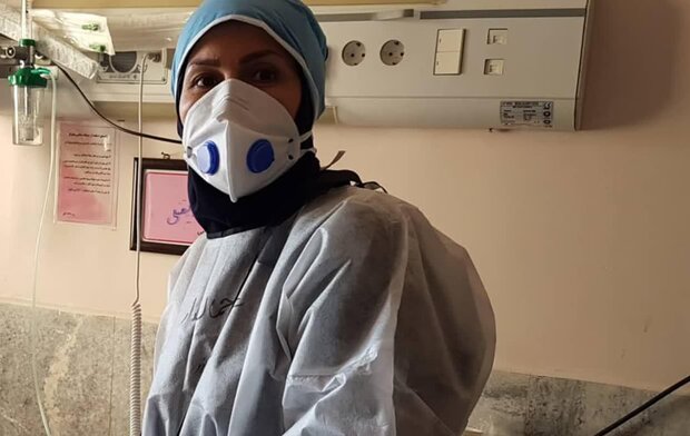 اشرف جمالدار پرستار بیمارستان بهشتی کاشان و اهداکننده پلاسما