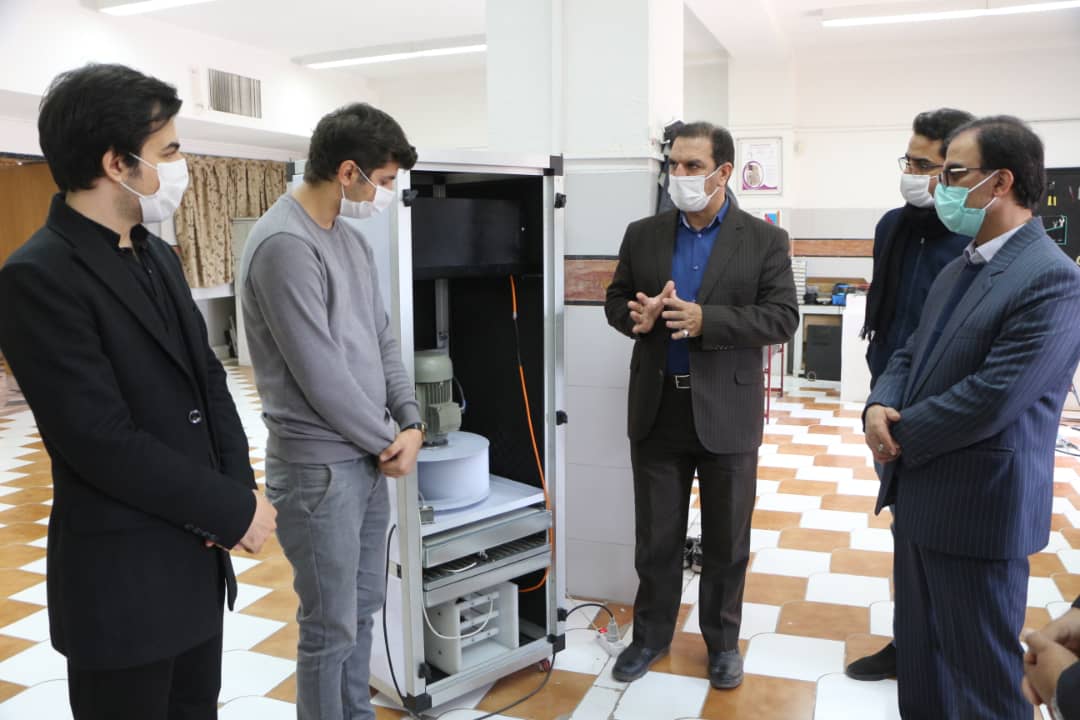 دیدار مسعود خاندای معاون فرمانداری کاشان از پارک علم و فناوری کاشان